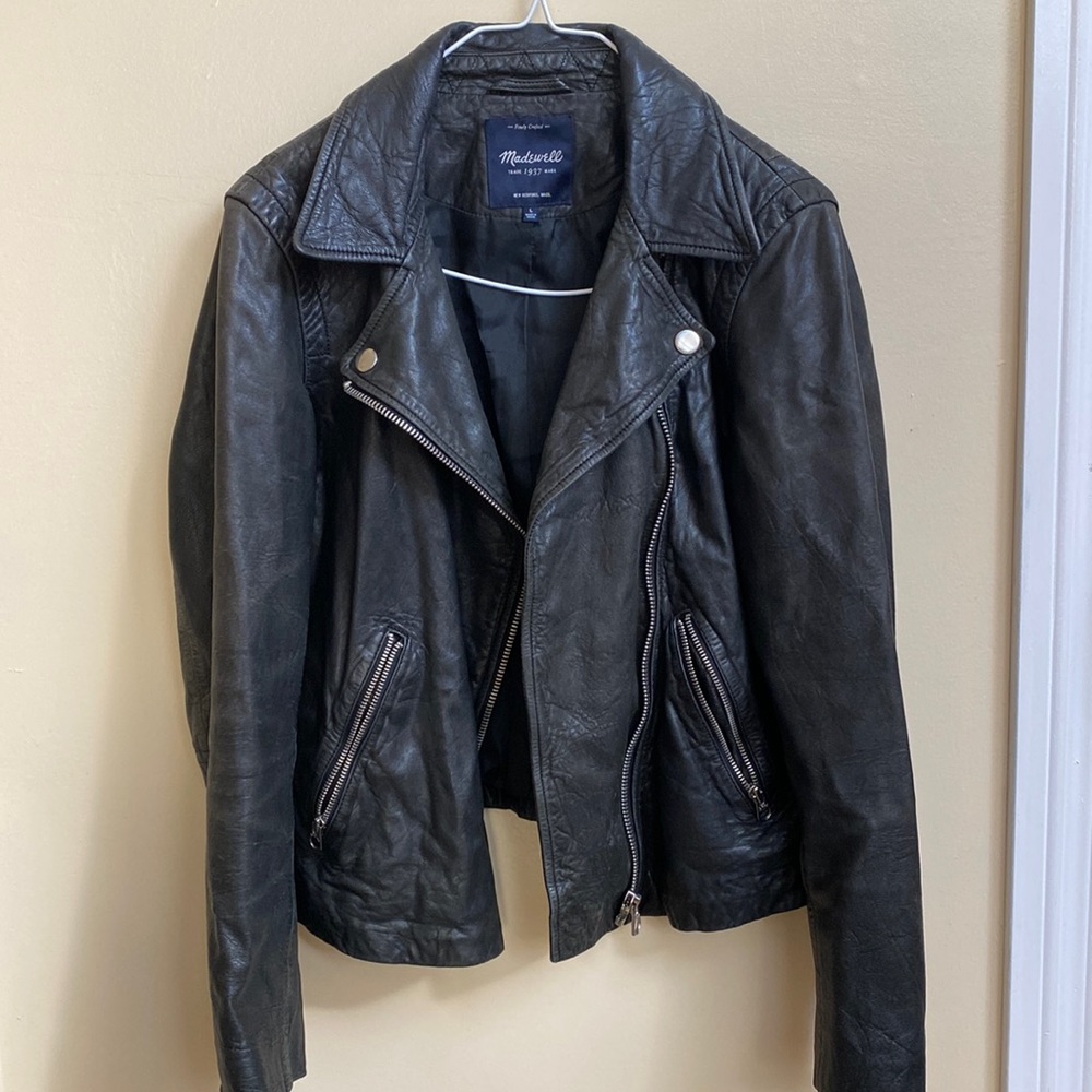 Madewell Leather Jacket Size L